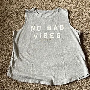 Spiritual Gangster “no bad vibes” muscle tank